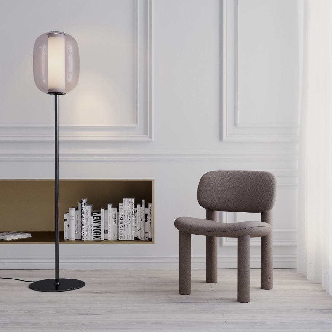 Meridiano Terra Floor Lamp by Fontana Arte Floor Lamps Meridiano Terra Floor Lamp by Fontana Arte Floor Lamps